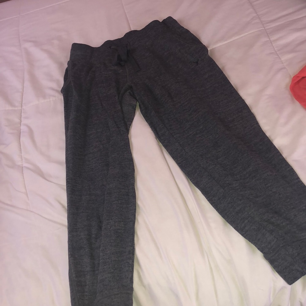 gray joggers